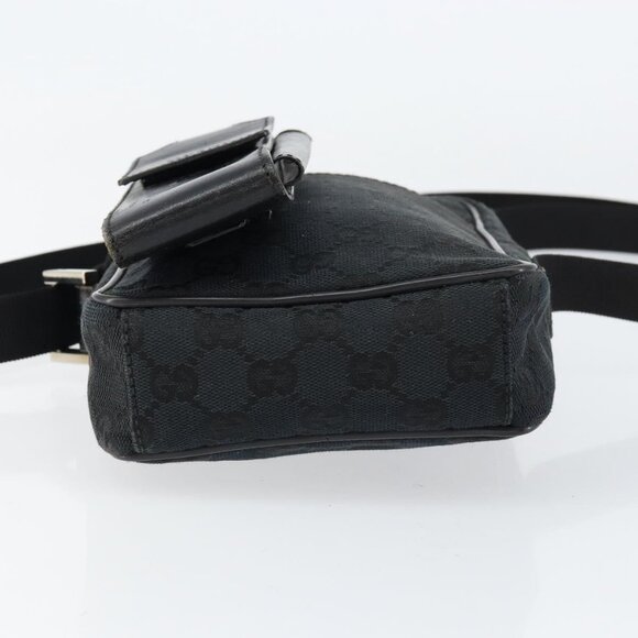 GUCCI GG Canvas Shoulder Bag Black Auth 152032 - Picture 6 of 16